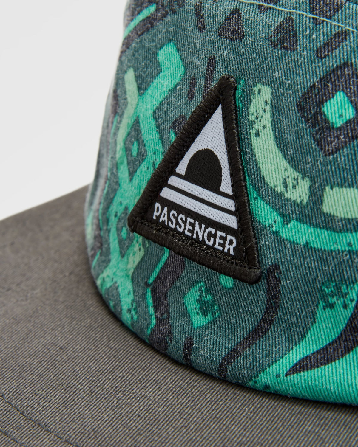 Coast 5 Panel Cap - Elemental Geo Arctic - Flatlay