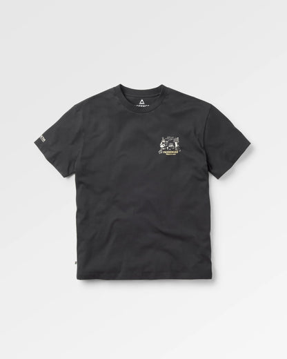 Better Outside Relaxed Fit T-Shirt - Black - Flatlay