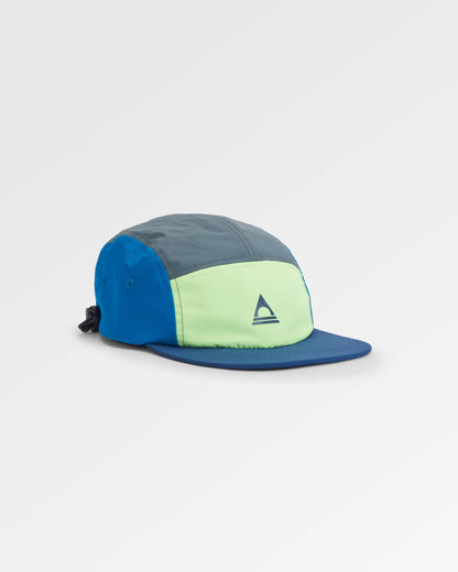 Emerge 5 Panel Trail Cap - Bluejay Multi - Flatlay