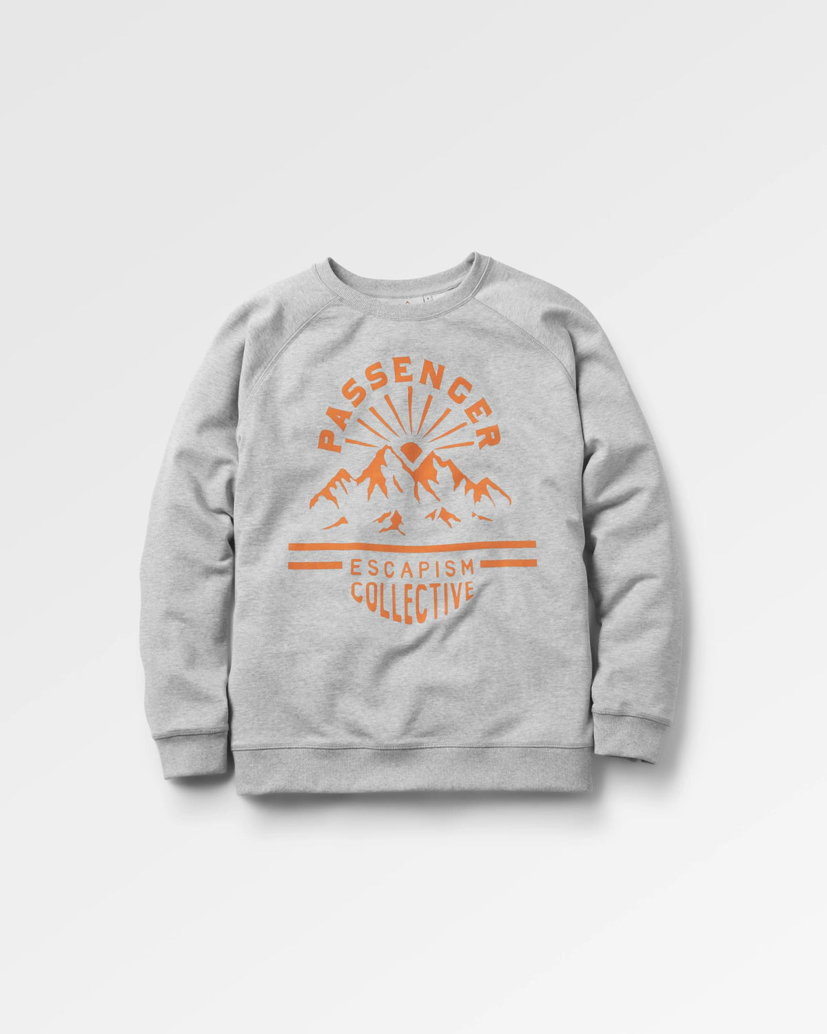 Wander Marl Sweatshirt - Light Grey Marl - Flatlay