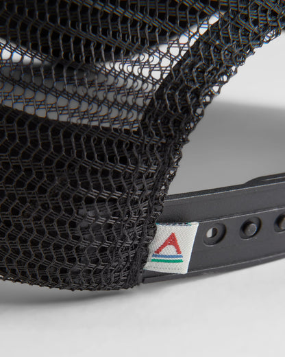 Odyssey Mesh Cap - Black - Flatlay
