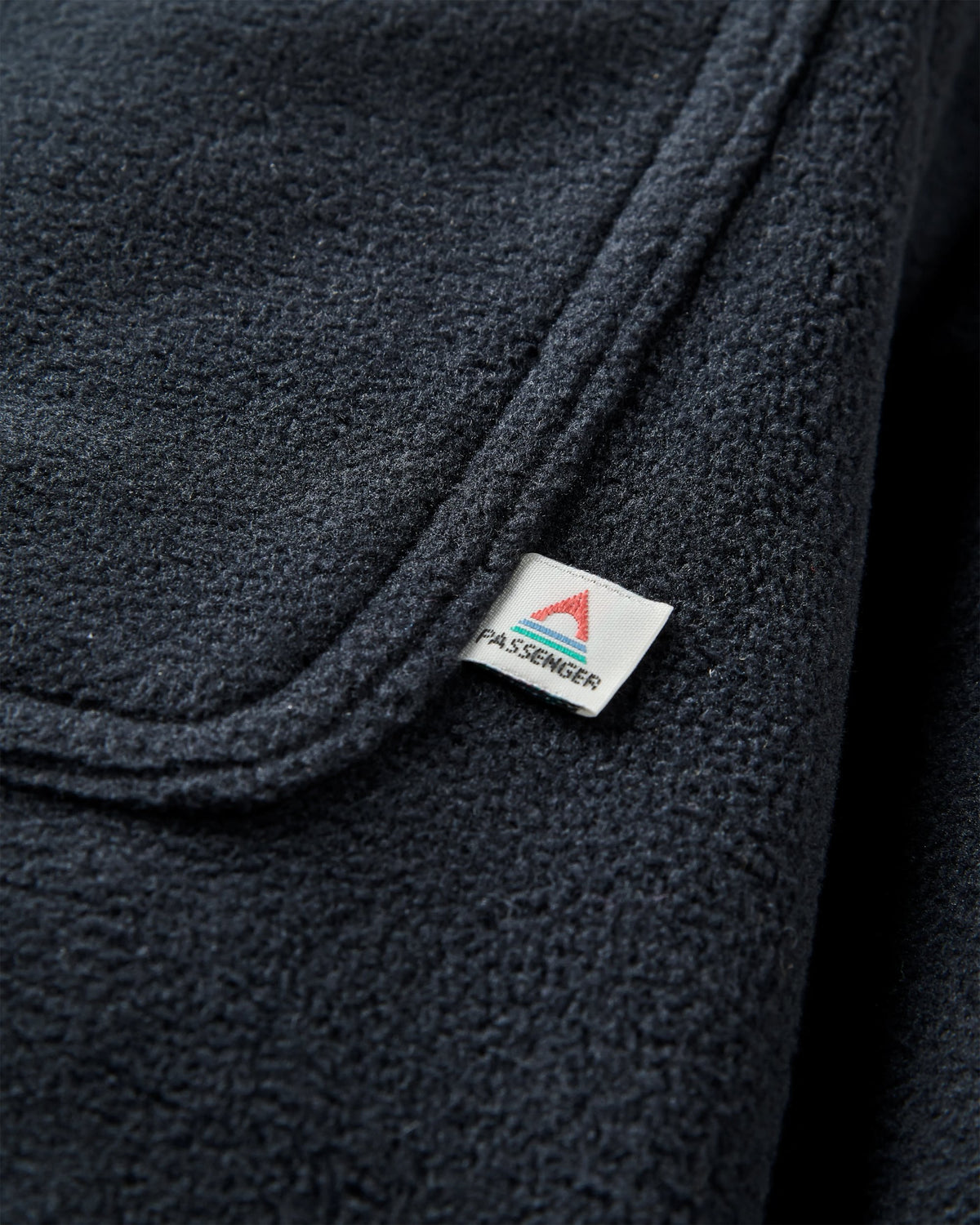 Adapt Polartec® Overshirt - Black - Flatlay