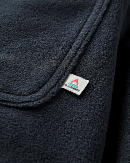 Adapt Polartec® Overshirt - Black - Flatlay