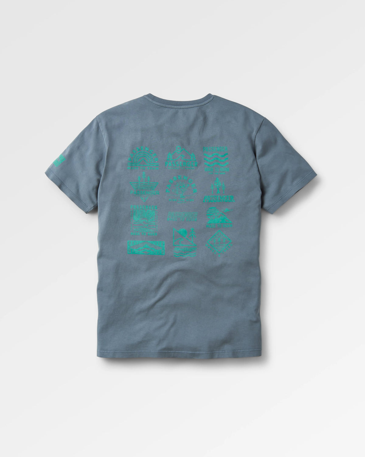 Icon T-Shirt - Storm Grey - Flatlay