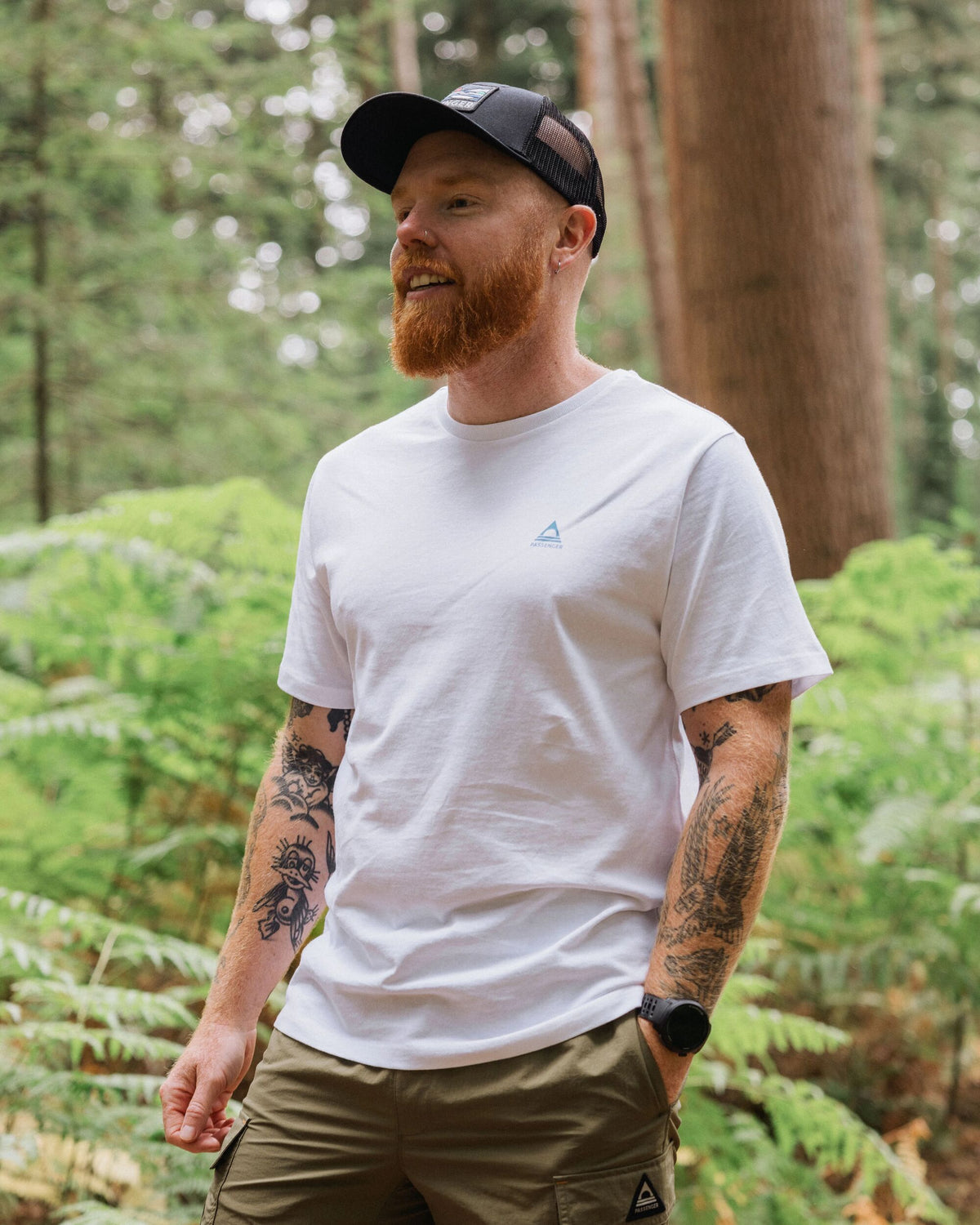 Roam T-Shirt - White - Lifestyle