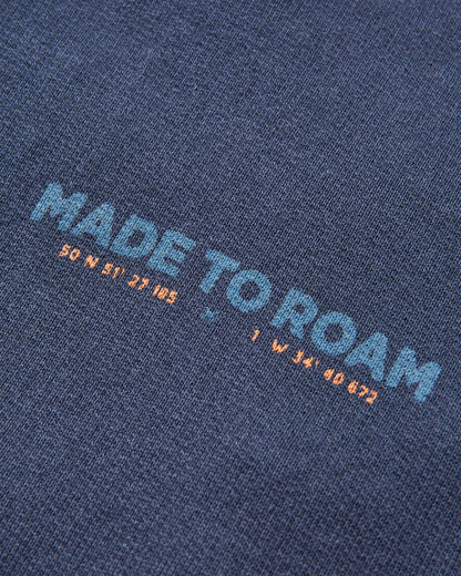 Pace Hoodie - Deep Navy - Flatlay