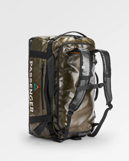 Roamer 60L Duffel Bag - Khaki - Flatlay