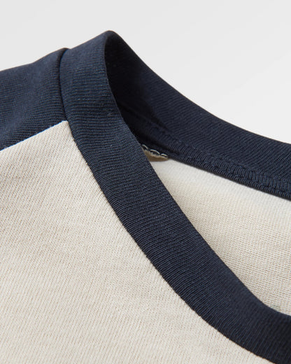 Wilds Oversized LS T-Shirt - Deep Navy - Flatlay