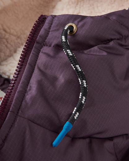 Kinsey Jacket - Deep Plum - Flatlay