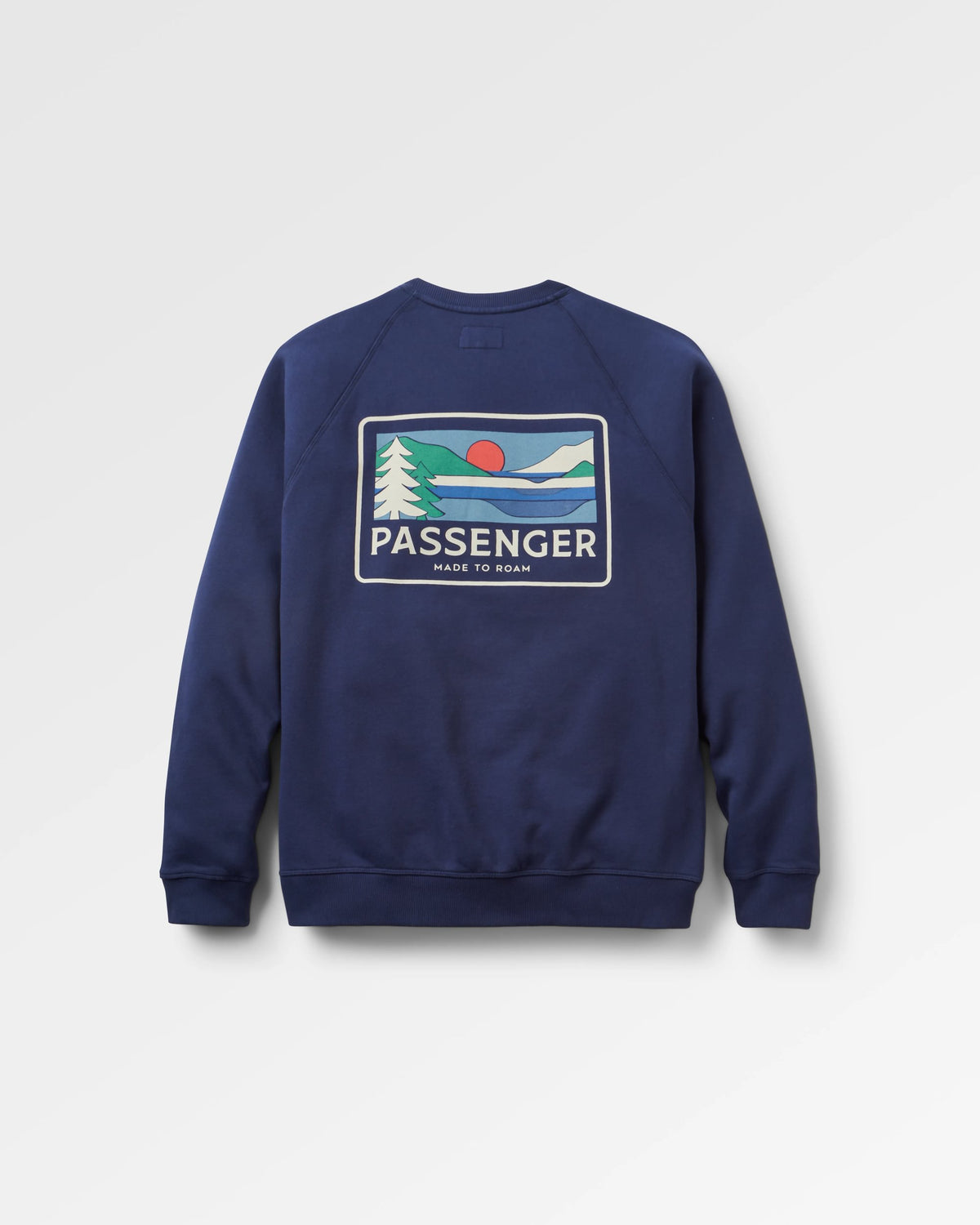 Roamer Men's Sweatshirt - Rich Navy - Flatlay