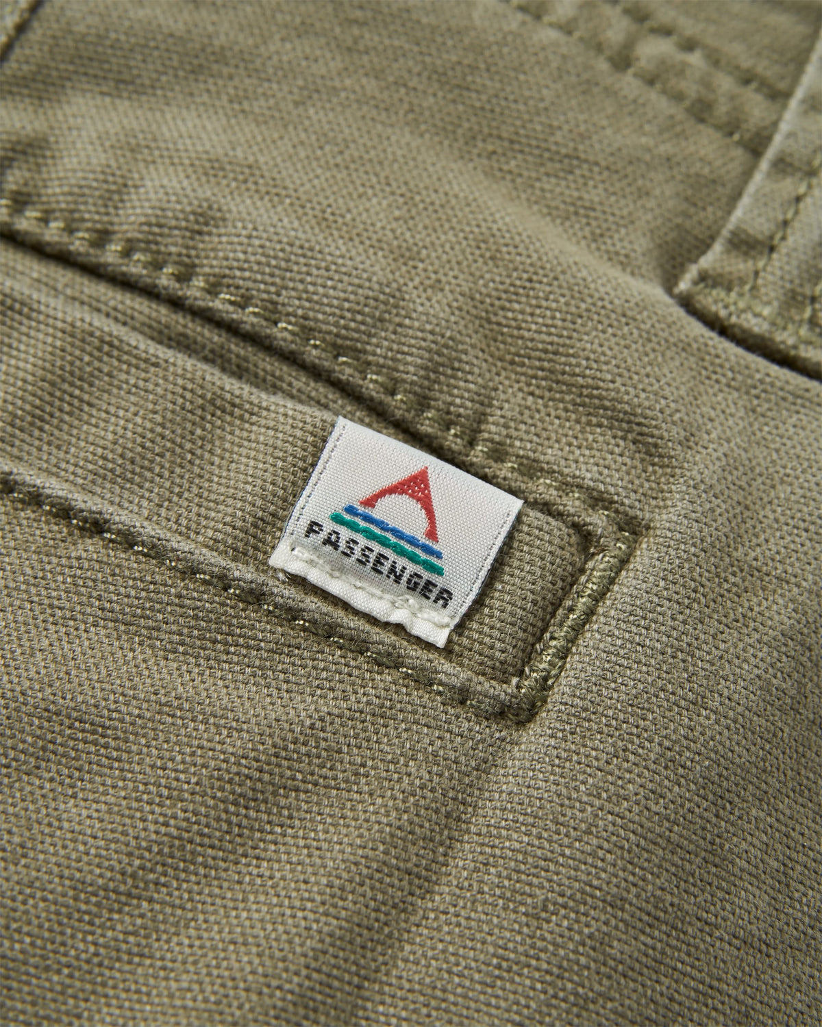 Lakeside Cargo Cotton Short - Dusty Olive - Flatlay