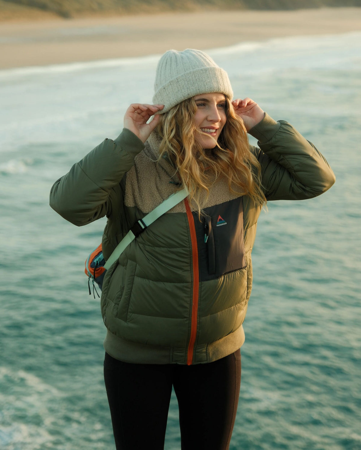 Inspire Insulated Jacket - Dusty Olive - Lifestyle