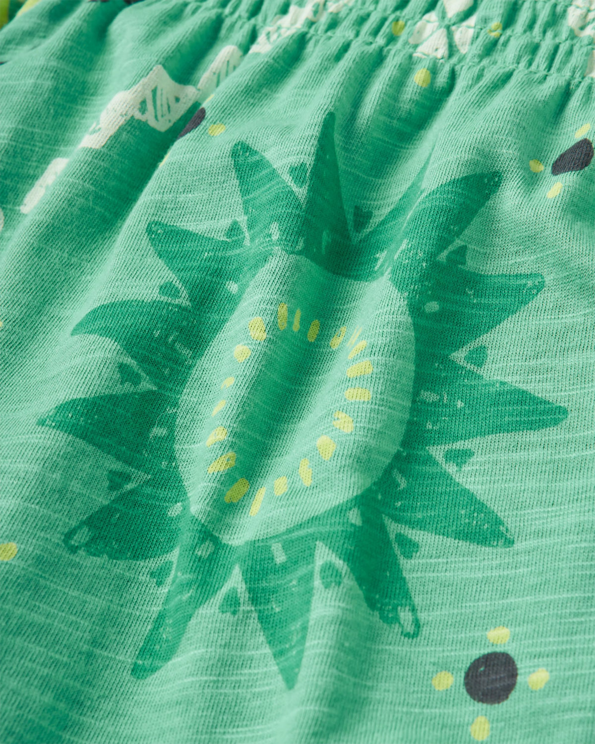 Fareway Maxi Skirt - Sunburst Green Spruce - Flatlay