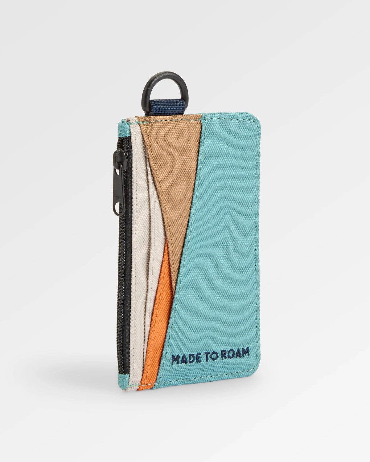 Mountain Card Holder - Arctic/Retro Orange - Flatlay