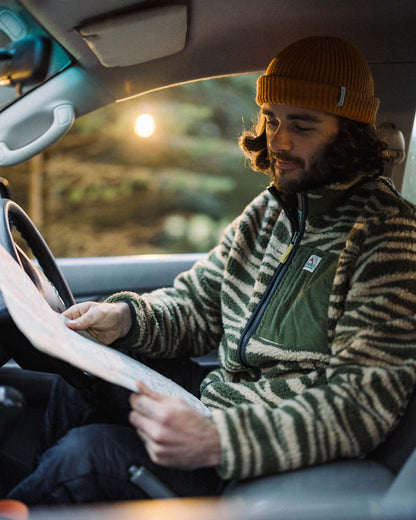 Trekker Deep-Pile Sherpa Fleece - Strata Khaki - Lifestyle