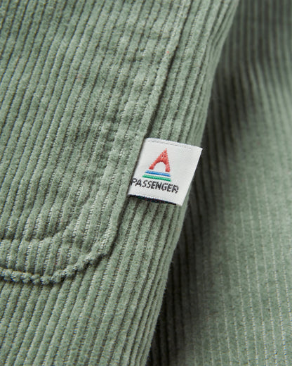 Backcountry Corduroy Shirt - Pistachio - Flatlay