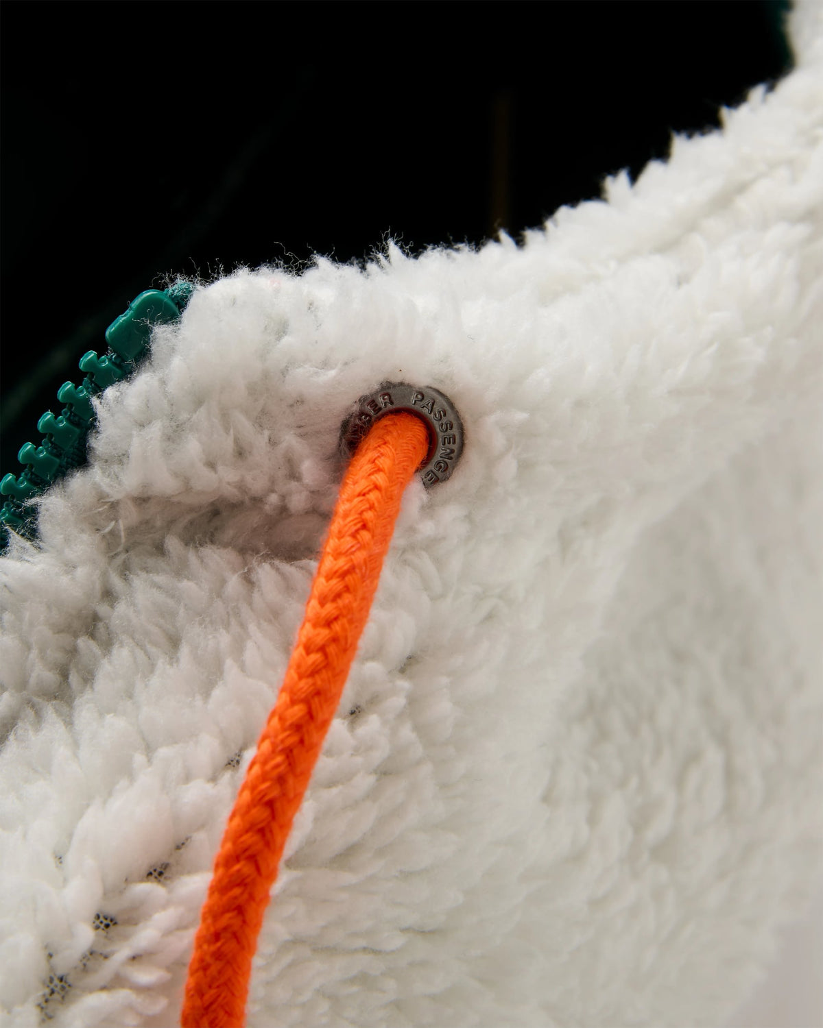 Nestling Polar-Lined Sherpa Fleece - Grey Dawn/Rain Forest - Flatlay