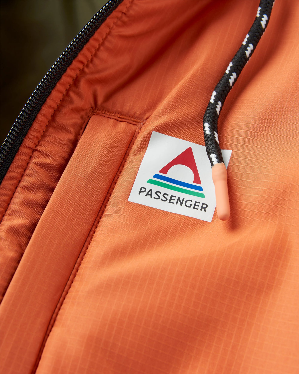 Dylan Insulated Full Zip Jacket - Burnt Orange - Flatlay
