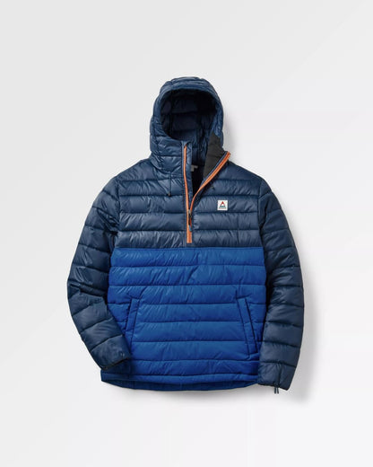 Roamer Insulated Overhead Jacket - Rich Navy/Cobalt - Flatlay