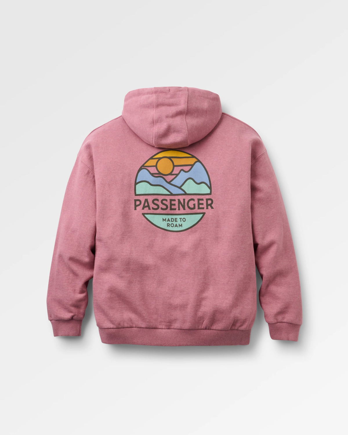 Laidback Hoodie - Pink Haze - Flatlay