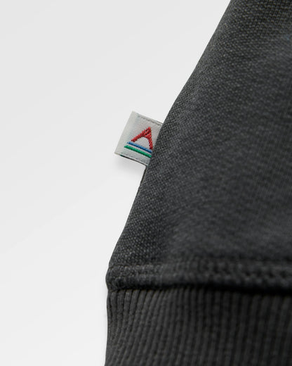 Escapism Regular Fit Hoodie - Black - Flatlay