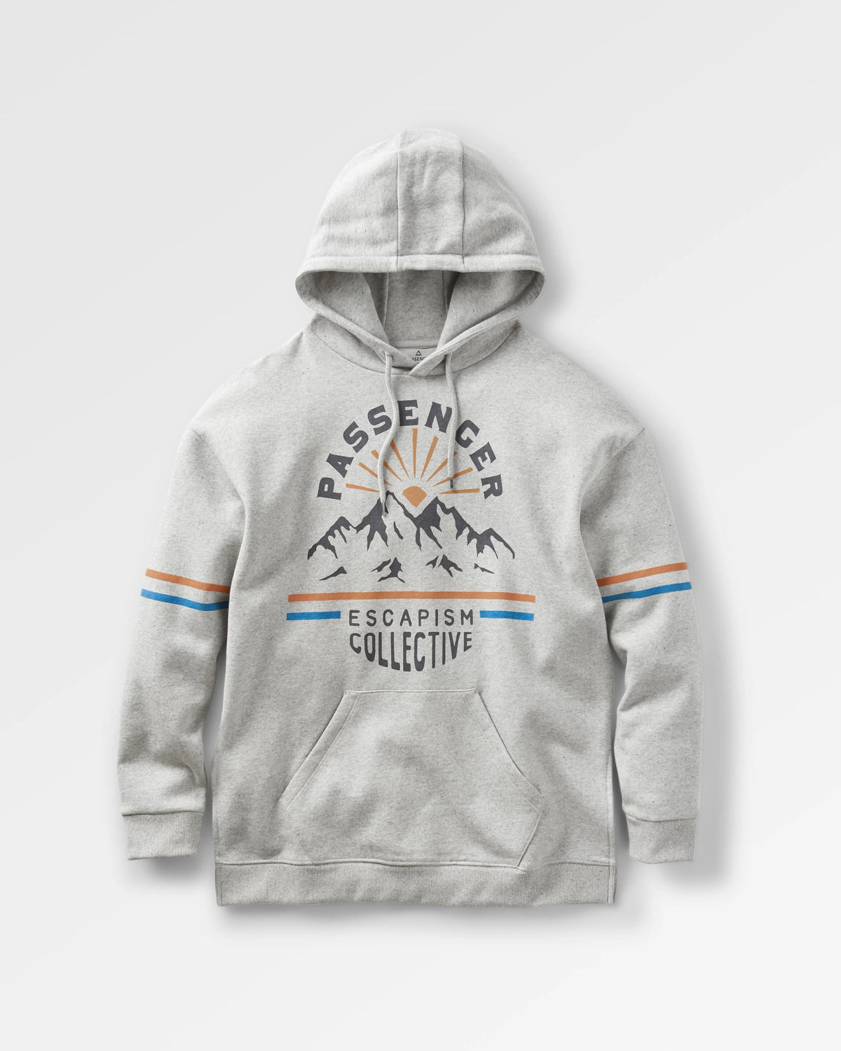 Wander Marl Hoodie - Grey Marl - Flatlay
