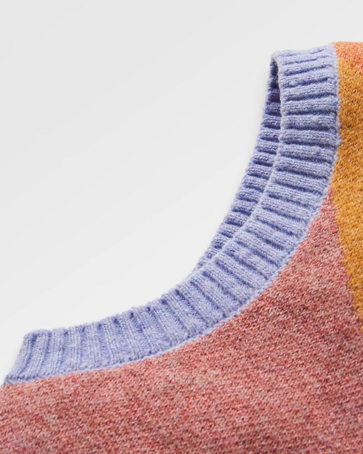 Scenic Knitted Vest - Scenic Sunrise Orange - Flatlay