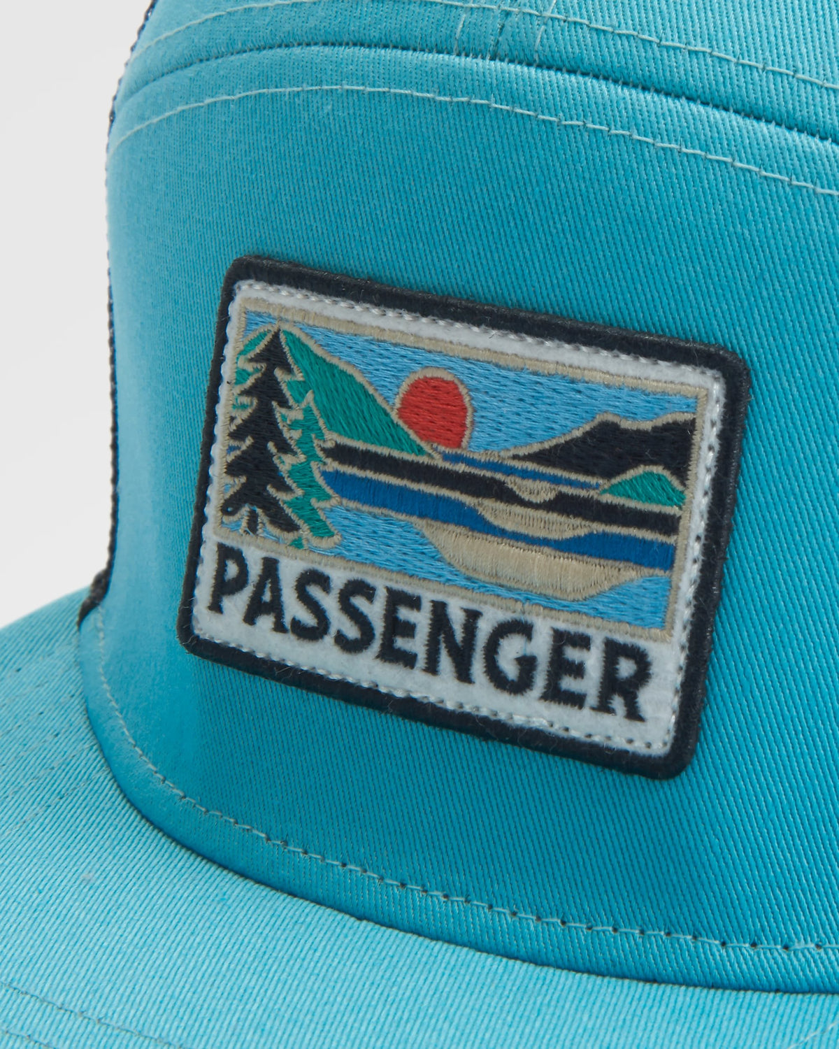 Roamer 7 Panel Cotton Trucker Cap - Arctic - Flatlay