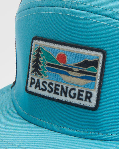 Roamer 7 Panel Cotton Trucker Cap - Arctic - Flatlay
