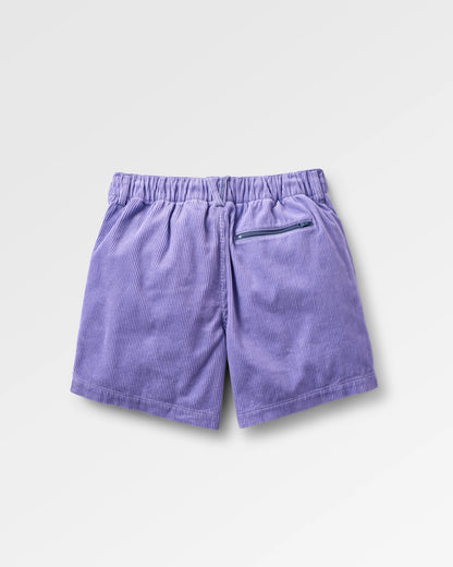 Avian Cord Short  - Retro Purple - Flatlay