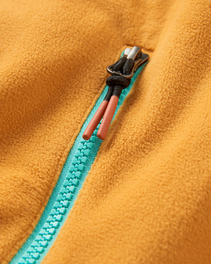 Ayla Micro Polartec® Fleece - Spruce Yellow - Flatlay