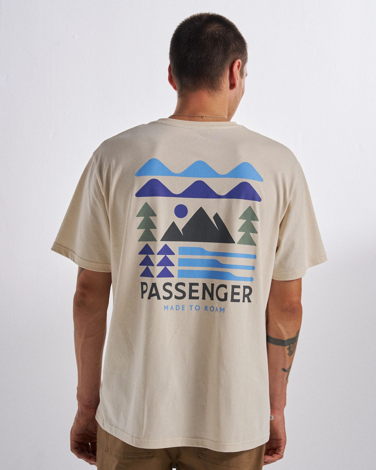 Cutout Cotton T-Shirt - Birch - Studio Model