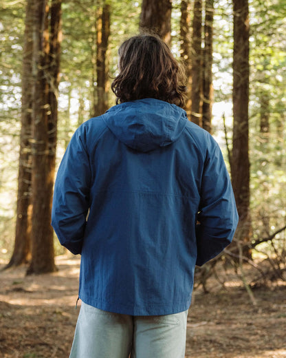 Seek Out Wind Resistant Anorak - Dark Denim - Lifestyle