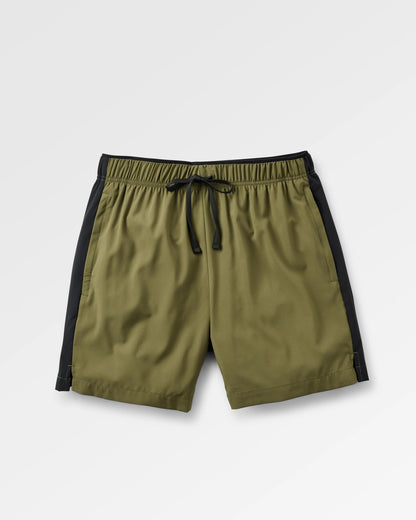 Swift Trail Short 7" - Khaki - Flatlay