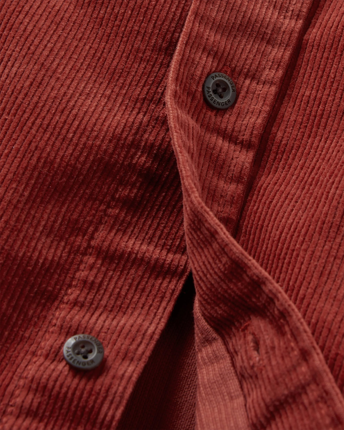 Backcountry Cord Shirt - Red Ochre - Flatlay