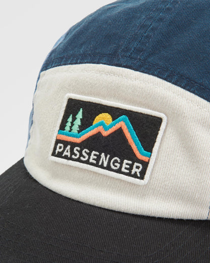 Made To Roam 5 Panel Cap - Charcoal Multi - Flatlay