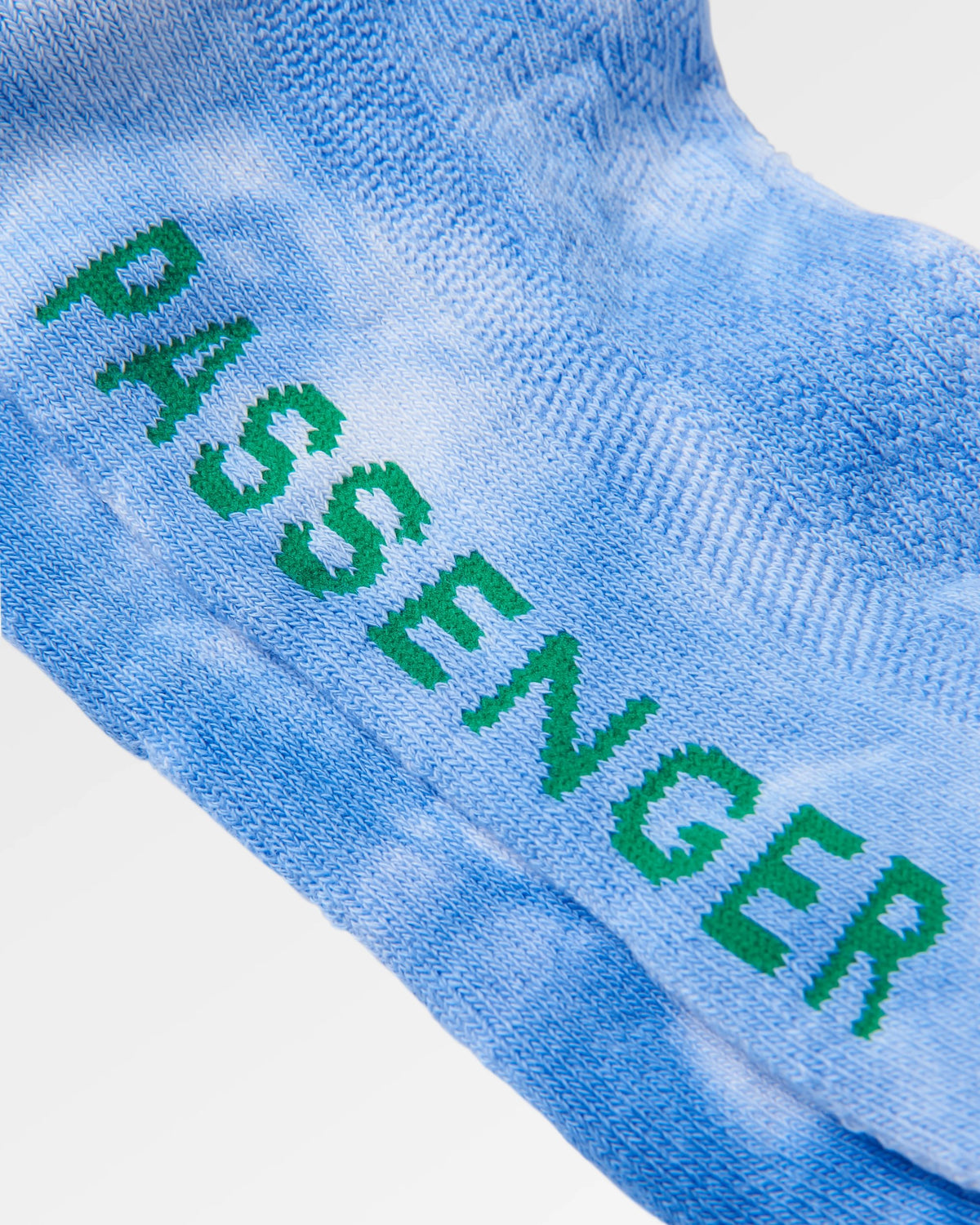 Trainer Socks - Tie Dye Cornflower - Flatlay