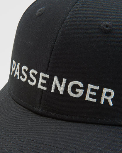 Passenger Trucker Cap - Black - Flatlay