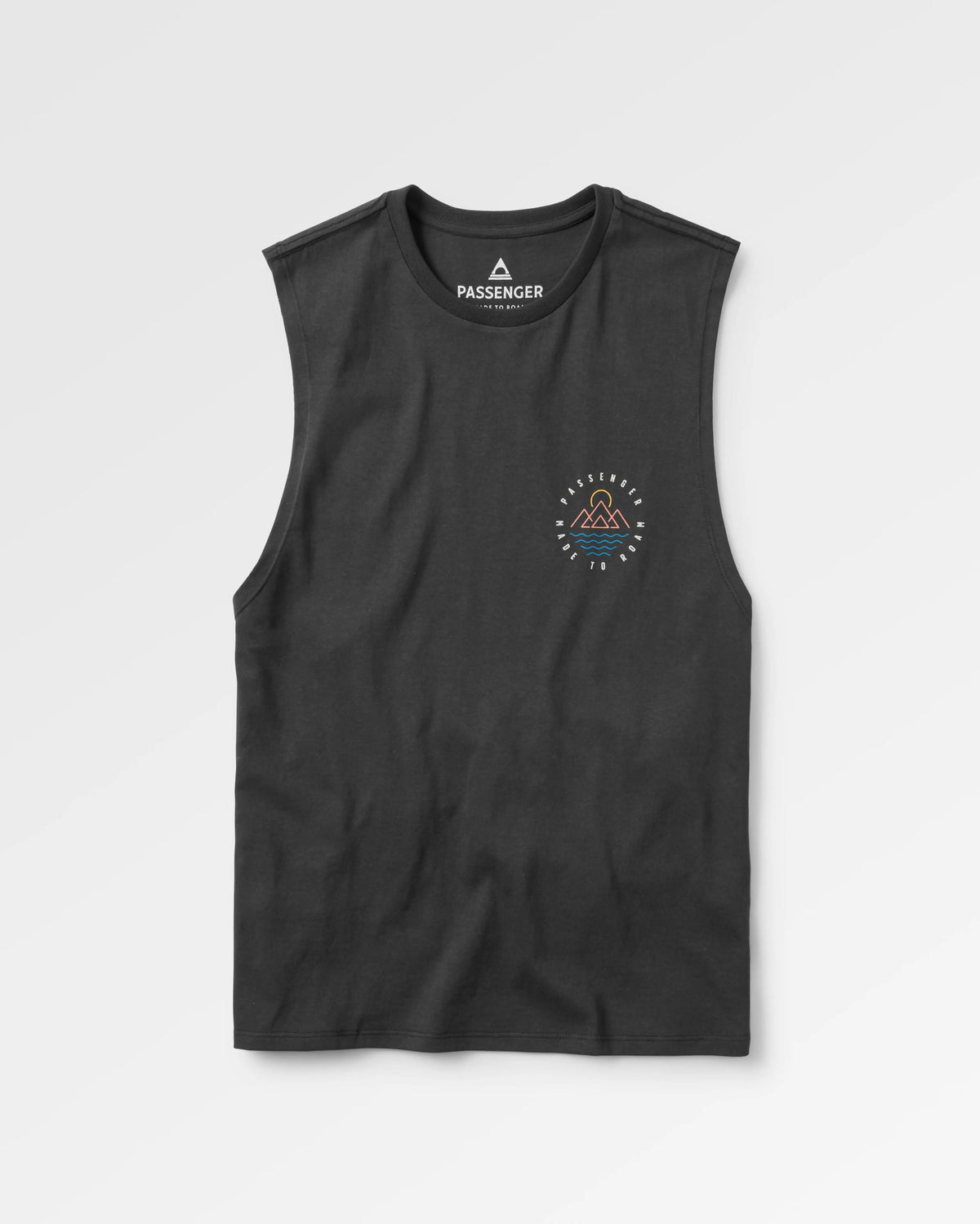 Escapism Vest - Black - Flatlay