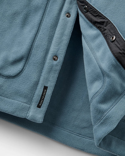 Adapt Polartec® Overshirt - Stormy Blue  - Flatlay