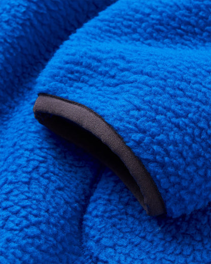 Offgrid 1/2 Zip Sherpa Fleece - Azure Blue - Flatlay