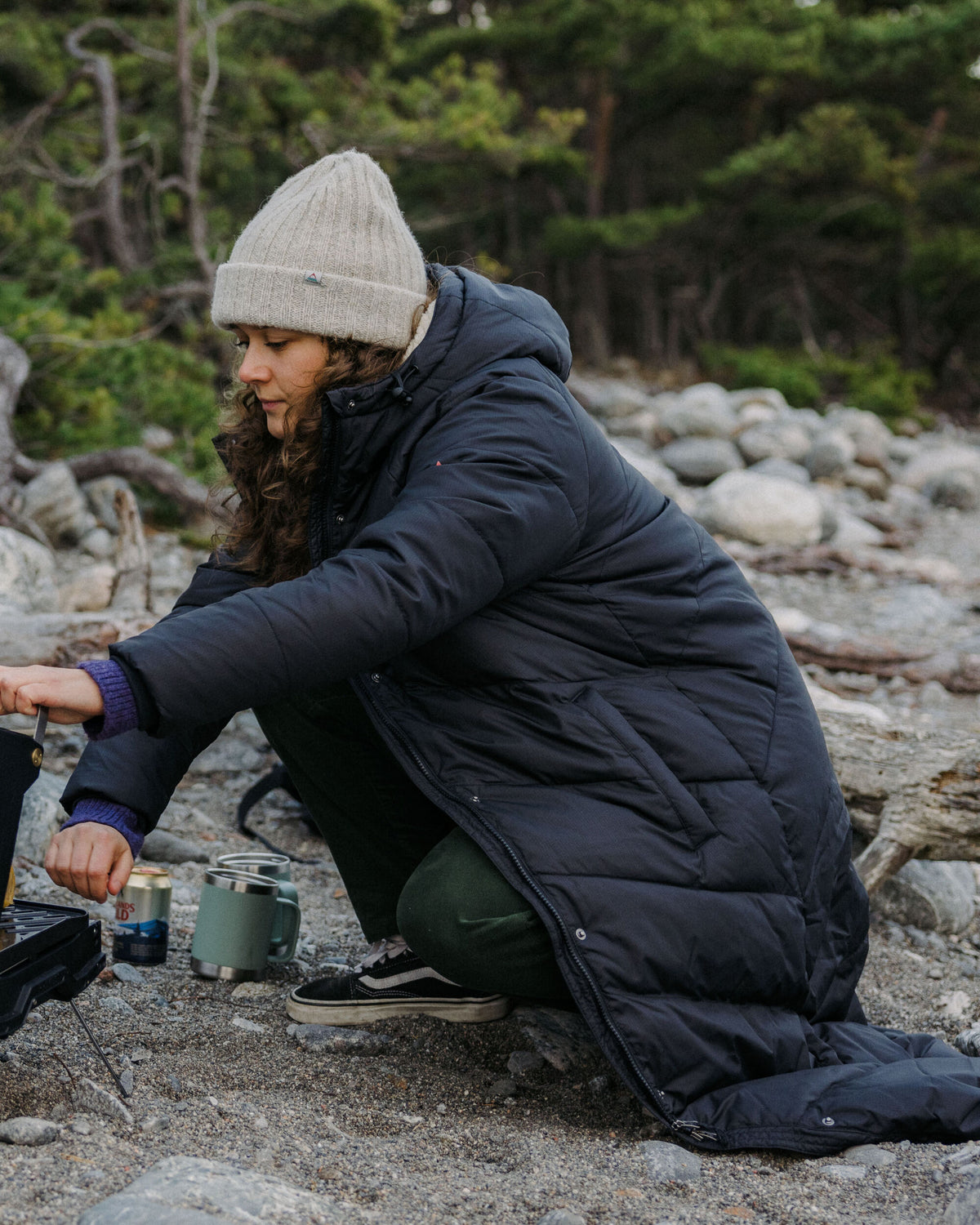 Tasman Long Insulated Jacket - Black - Lifestyle