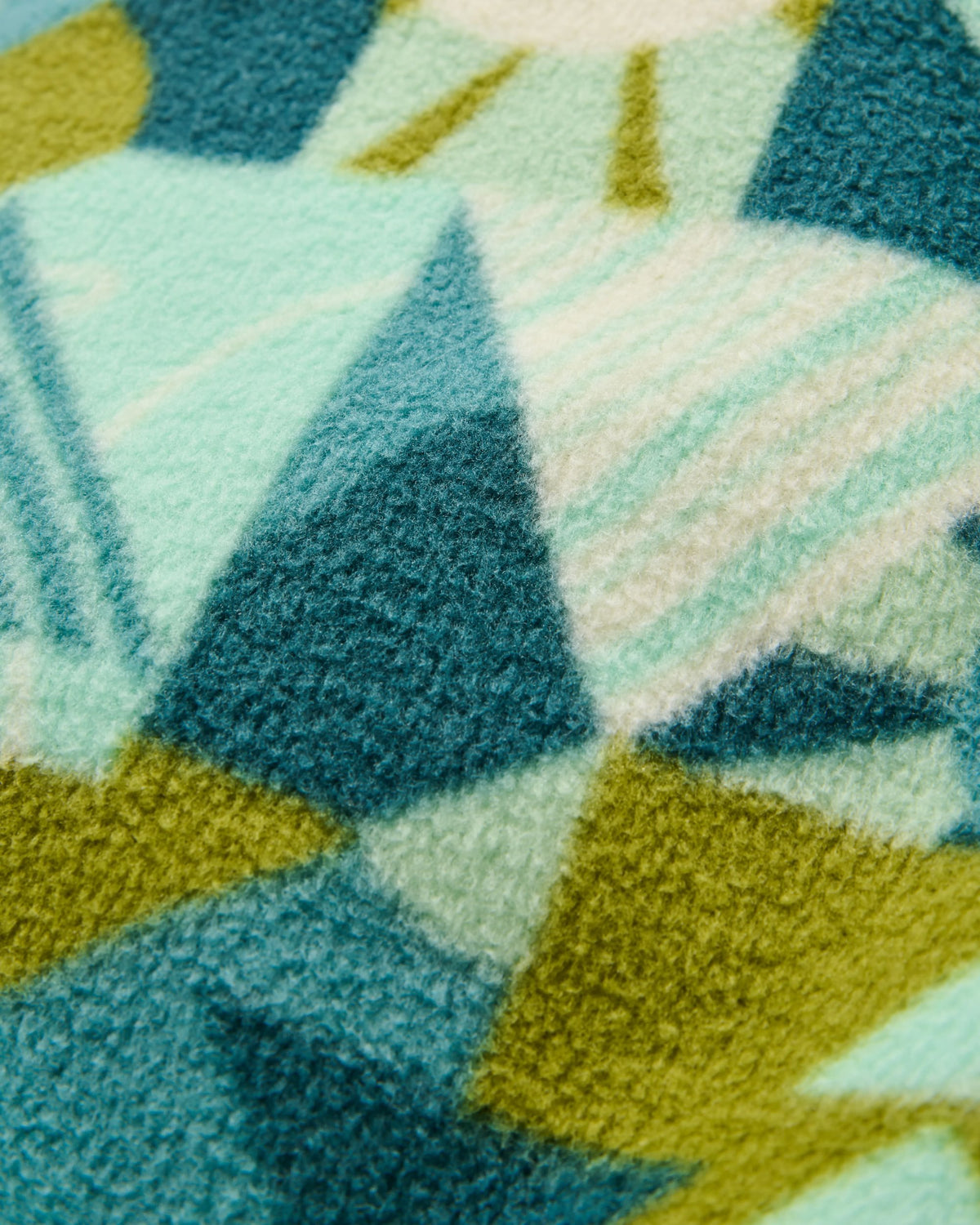 Ace Polar Fleece Joggers - Sun Patch Aquamarine - Flatlay