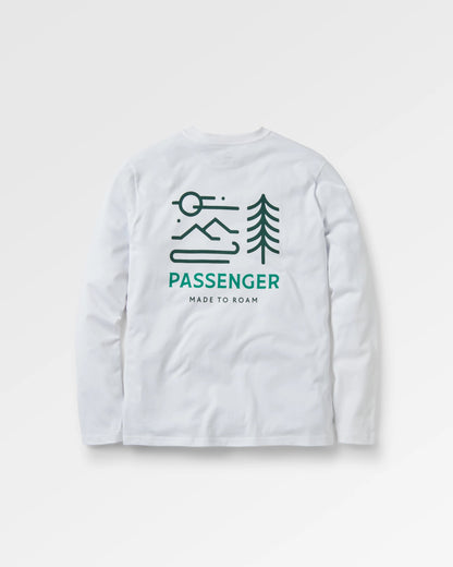 Phoenix Cotton LS T-Shirt - White - Flatlay
