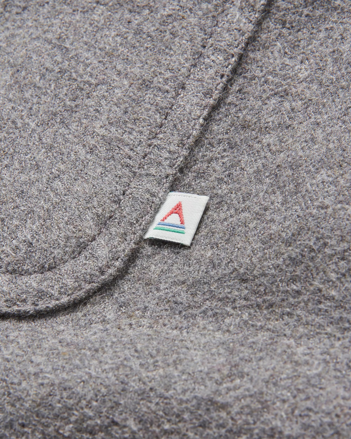 Freestyle Sherpa-Lined Overshirt - Grey Marl - Flatlay