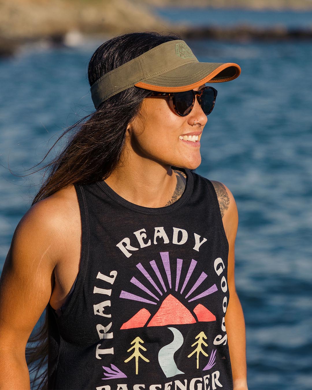 Lima Visor - Dusty Olive - Lifestyle - Female