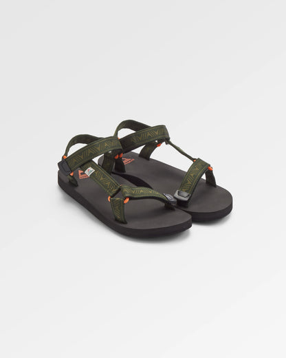 Monterey Sandal - Khaki - Flatlay