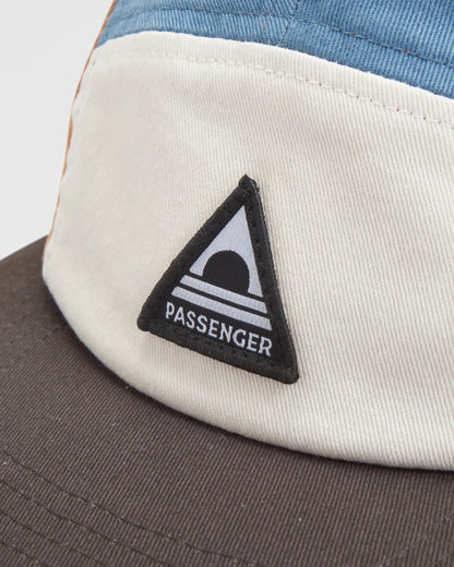 Fixie 5 Panel Cap - Spruce Yellow Multi - Flatlay