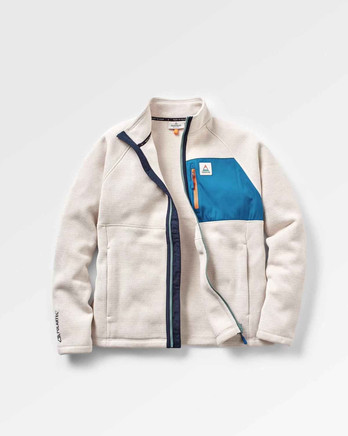 Men's Incline Polartec® Fleece - Vintage White - Flatlay