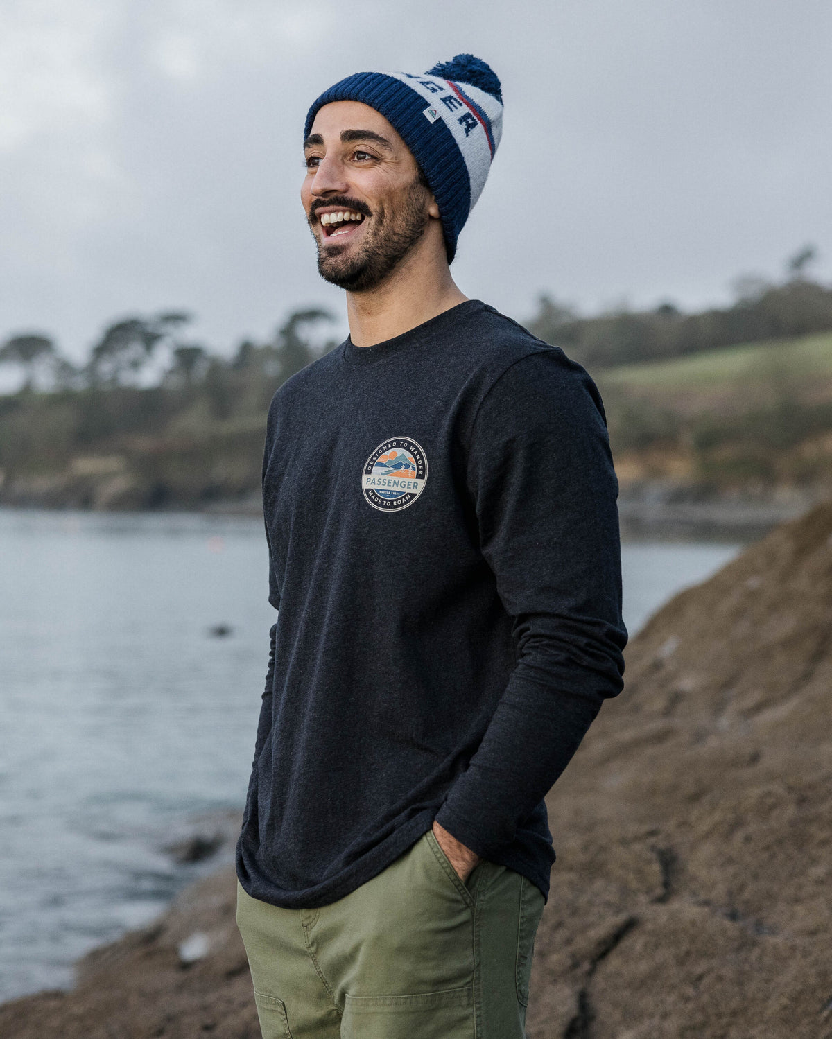 Odyssey LS T-Shirt - Ebony Marl - Lifestyle